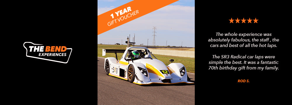 Hot Lap Experience - Radical SR3 Race Car - Gift Card (1 year)