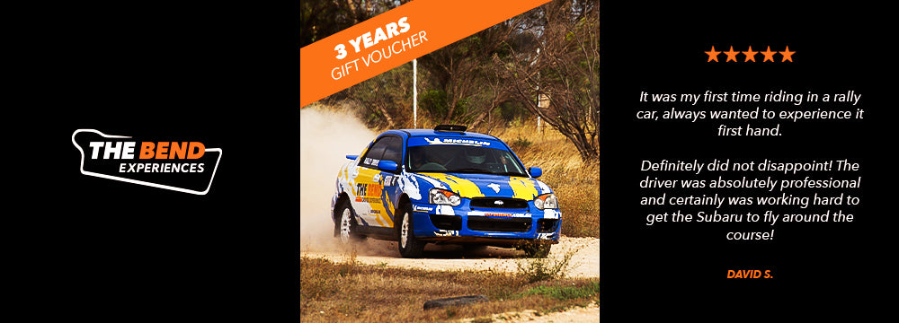 Hot Lap Experience - Rally Car - Gift Voucher (3 years)