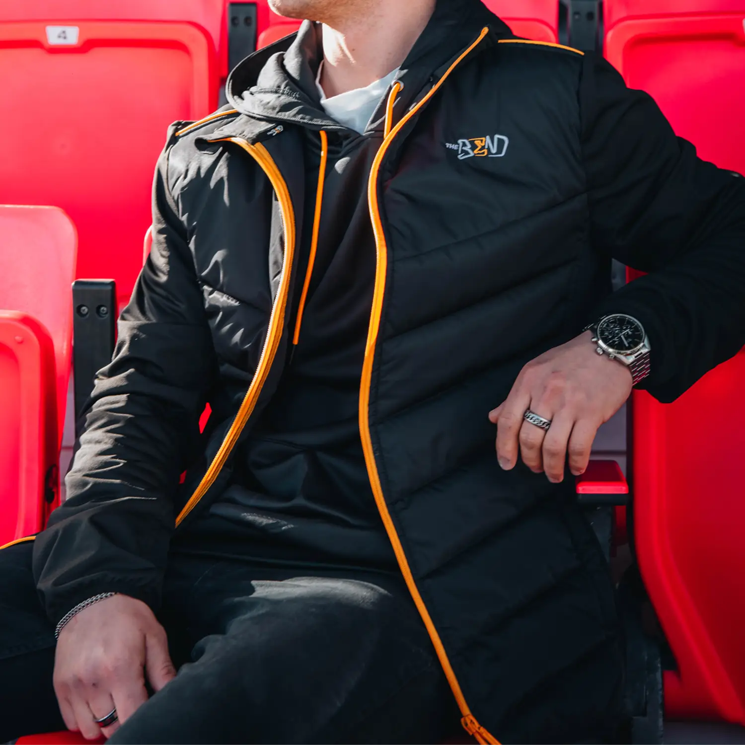 The Bend - Puffer Jacket - Black