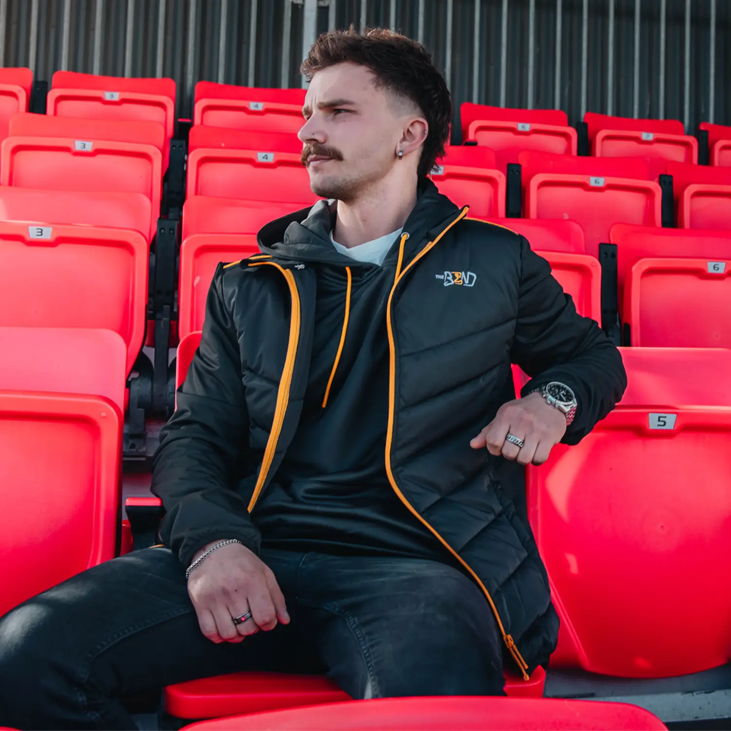 The Bend - Puffer Jacket - Black