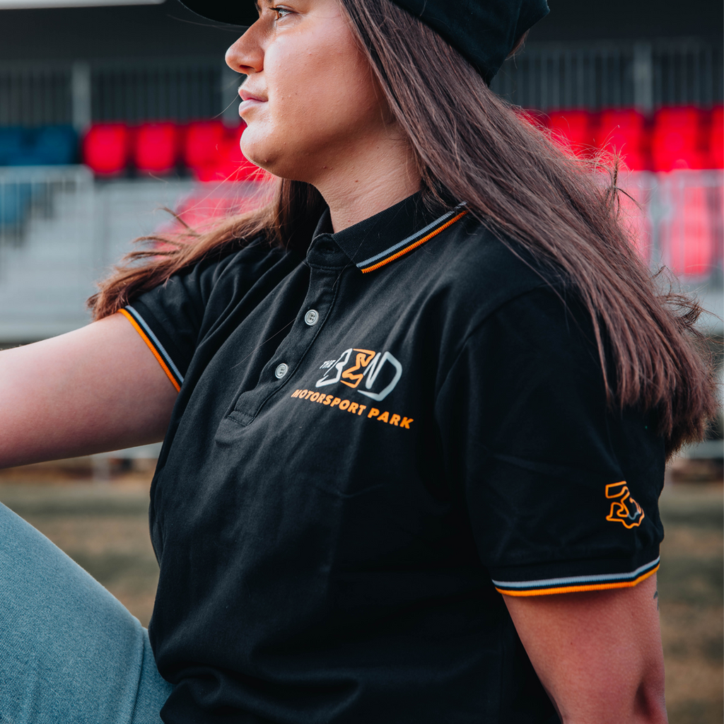 The Bend - Pique Polo - Black