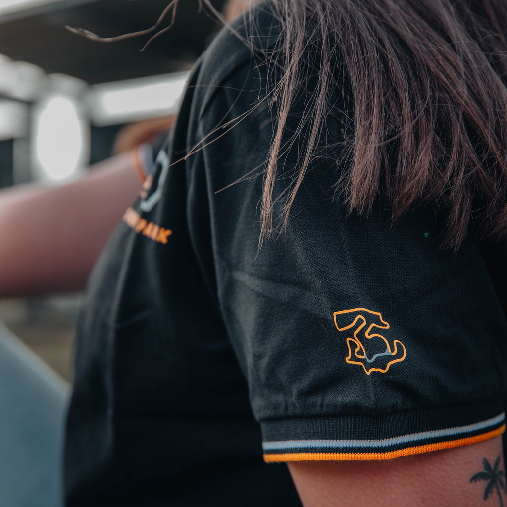 The Bend - Pique Polo - Black