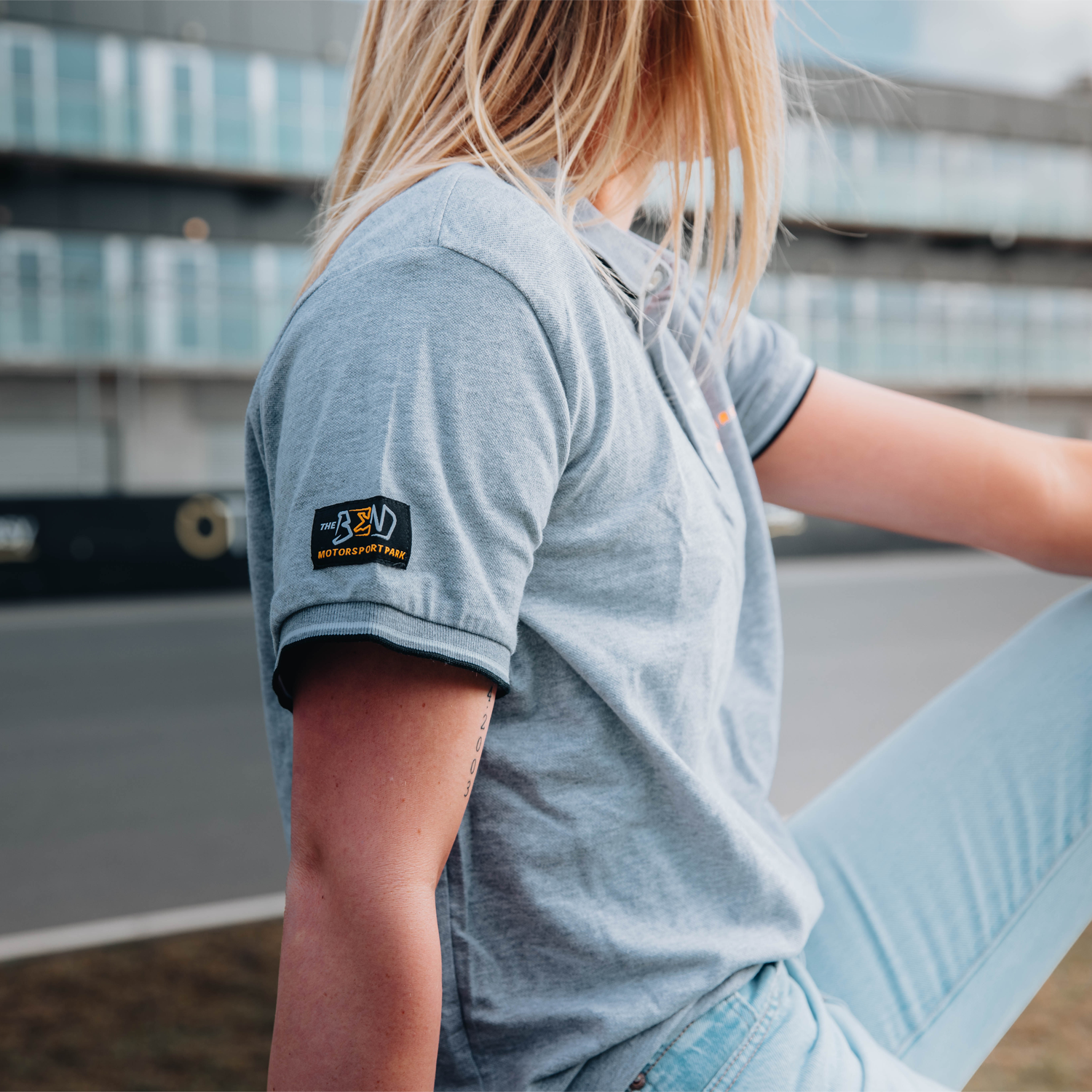 The Bend - Pique Polo - Grey